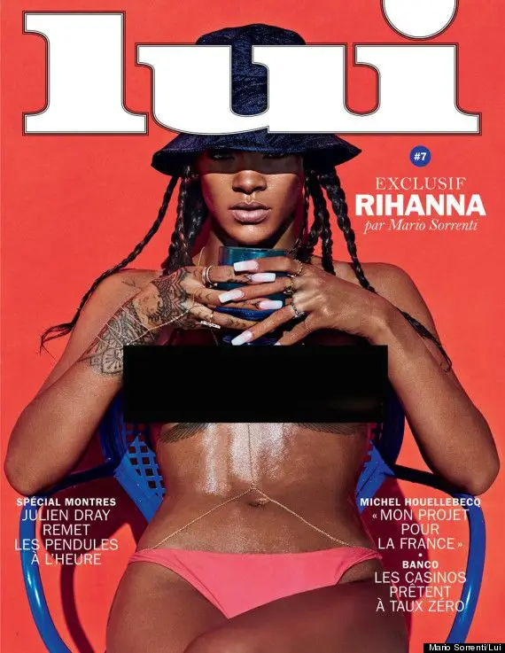 Rihanna teve uma guerra bastante pública com o Instagram quando a rede social baniu as suas fotografias para revista francesa 'Lui'. A cantora mudou-se durante uns tempos para o Twitter, mas eventualmente voltou ao Instagram.