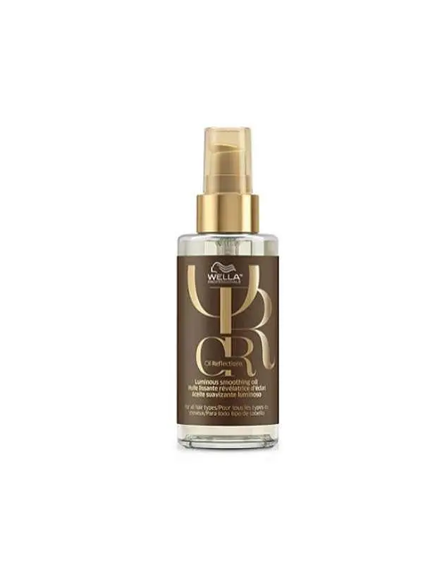 Luminous Smoothing Oil da Wella: "cheira a férias e deixa o cabelo super sedoso ao toque. Adoro-o! Também é um ótimo óleo para aplicar depois do banho".