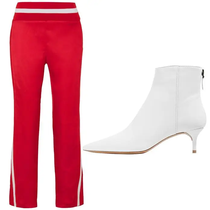 8. Calças Maggie Marilyn + Botas Alexandre Birman
