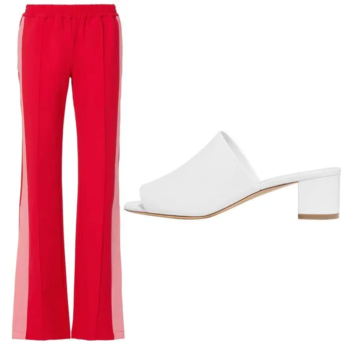 4. Calças St. Roche + Sapatos Mansur Gavriel