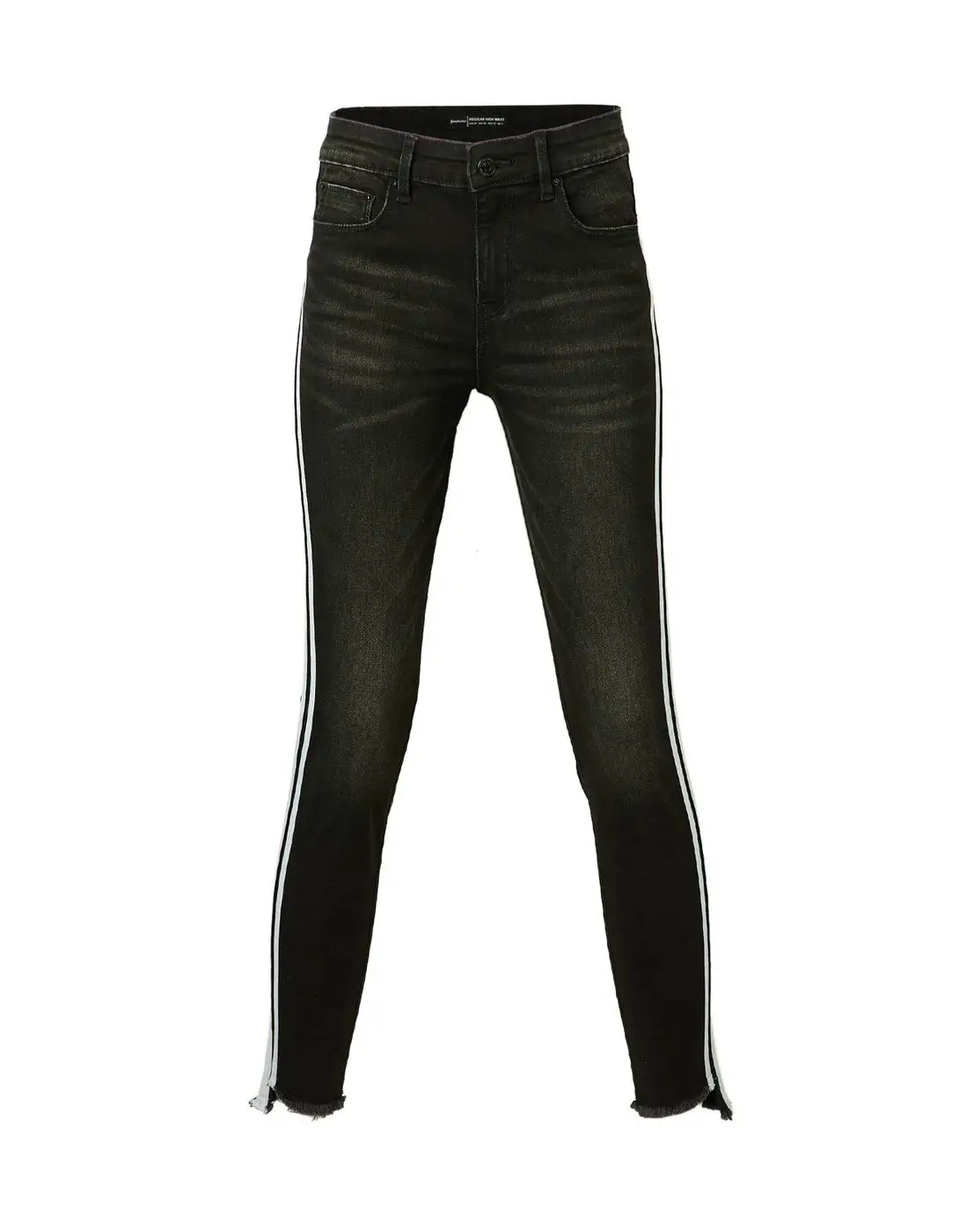 Jeans com faixa na lateral, Stradivarius, €25.99