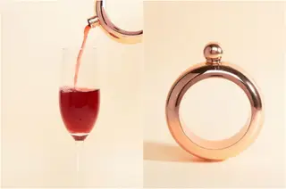 Typo Flask Bangle