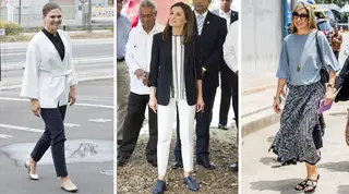 Victória da Suécia, Letizia de Espanha e Máxima da Holanda