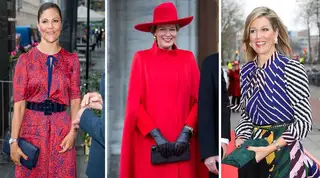 Victória da Suécia, Mathilde da Bélgica e Máxima da Holanda