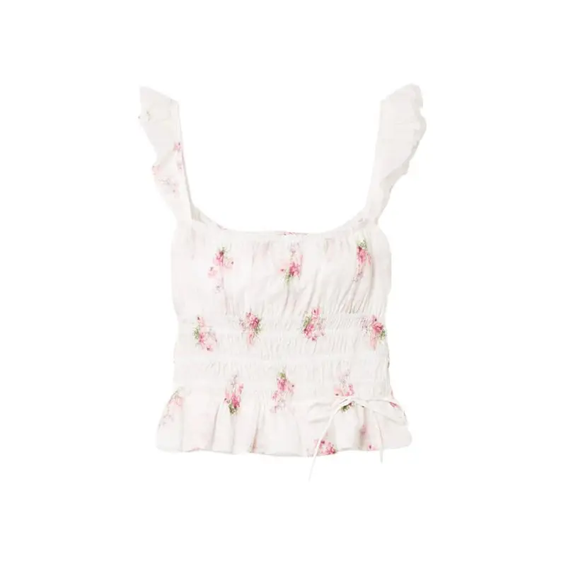 Brock Collection (Thadine shirred floral-print cotton-voile top) P.V.P. 820€ em net-a-porter.com