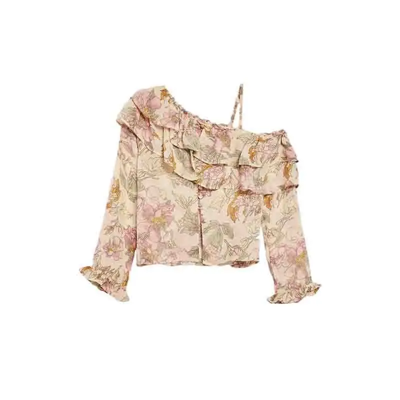Topshop (Floral Frill Off-Shoulder Top) P.V.P. 50€ em eu.topshop.com