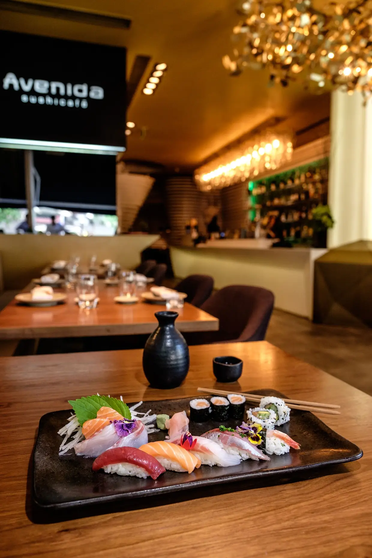 Combinado sushi e sashimi de 14 peças