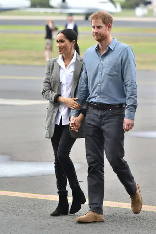 Meghan e Harry visitam Dubbo, uma cidade em Nova Gales do Sul