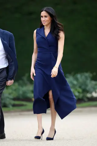 Meghan chega a Melbourne para o terceiro dia da tour real