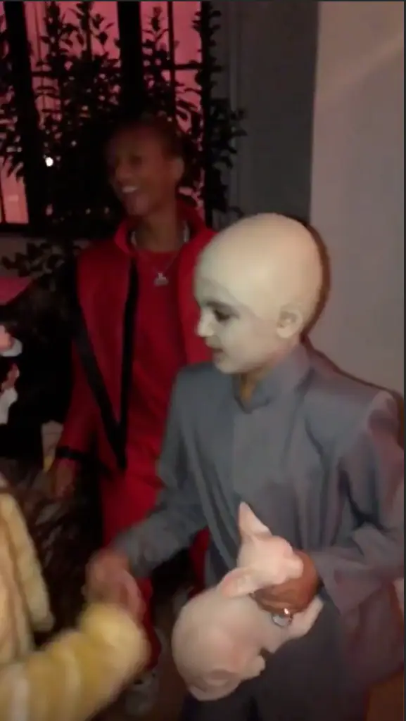 Mason Disick mascarado de Dr. Evil, do filme 'Austin Powers'