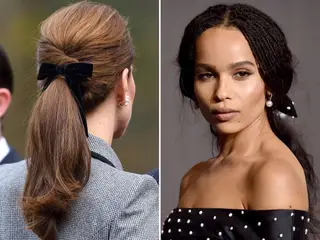 Kate, duquesa de Cambridge, e Zoë Kravitz