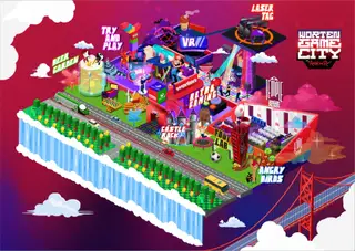 Maquete da Worten Game City