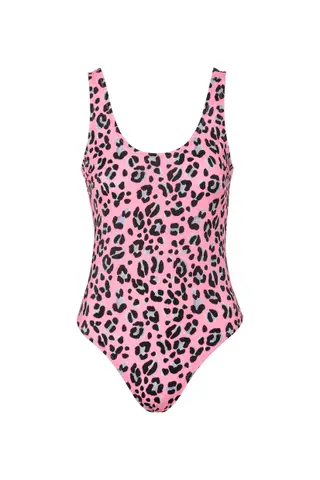 Fato de banho animal print em cor-de-rosa, C&A