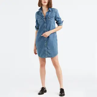Vestido de ganga Ultimate Western Dress, na La Redoute, 129 euro