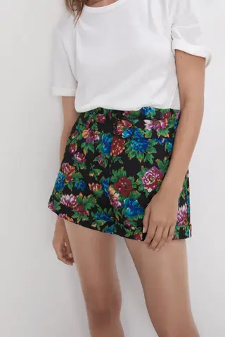Calções estampados, Zara, 39,95 euros