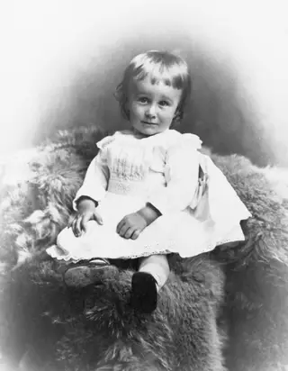 Franklin Roosevelt, o 32º presidente dos Estados Unidos, em 1883