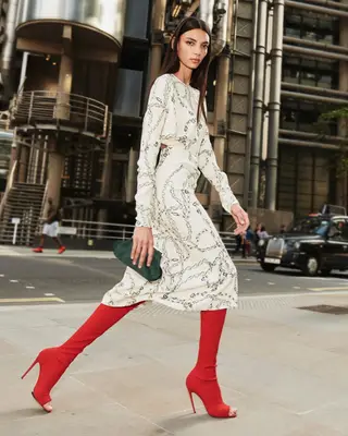 Imagem do vestido, partilhada no Instagram de Victoria.