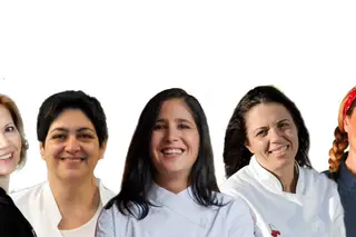 Nestas cozinhas quem manda são elas. E bem!