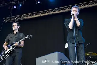 Passadas poucas semanas tocaram no festival Alive, em Algés