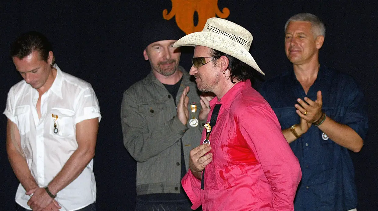 Os U2 receberam a Ordem da Liberdade