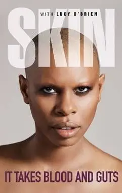A capa da autobiografia de Skin