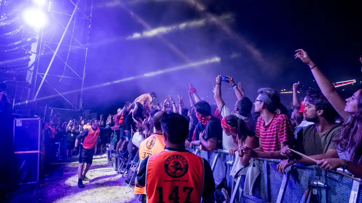 Foals no Vodafone Paredes de Coura'17