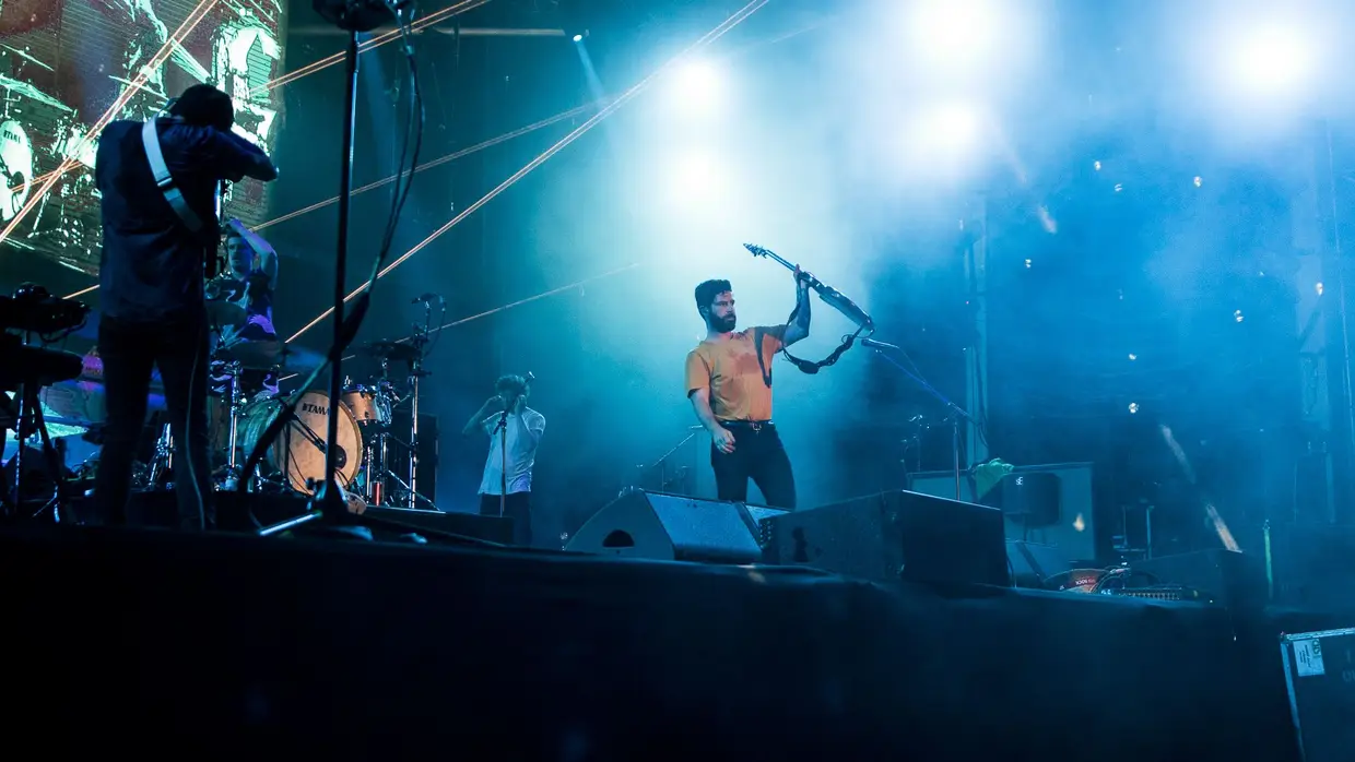 Foals no Vodafone Paredes de Coura'17