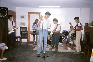 Em Ofir, onde passava férias, em 1991