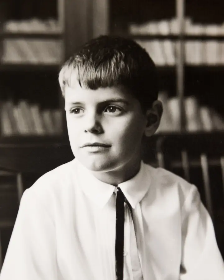 Aos 10 anos, na casa dos Olivais