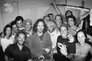 Eddie Vedder e os amigos portugueses na década passada