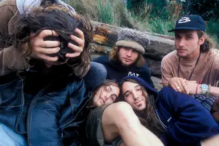 Os Pearl Jam no início de carreira