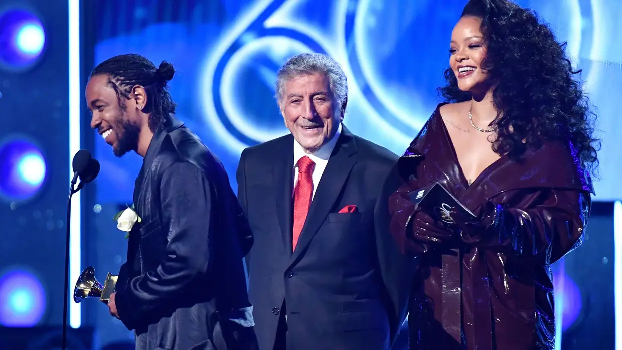 Kendrick Lamar com Rihanna e Tony Bennett