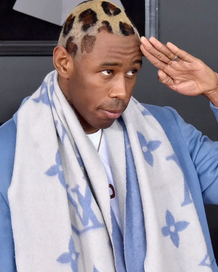 Tyler, The Creator e o seu cabelo leopardo