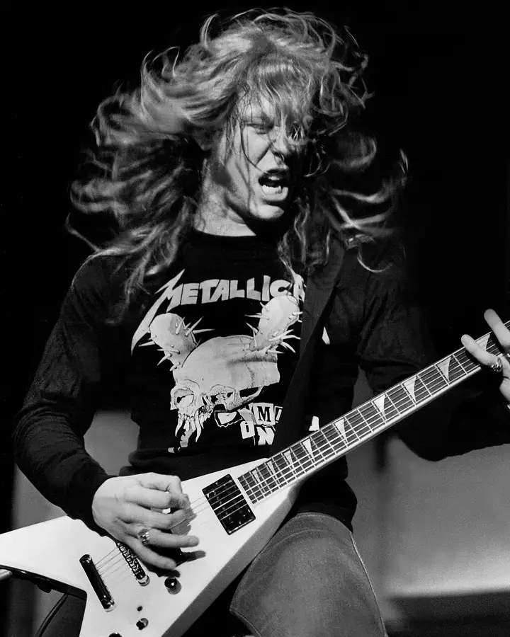 James ao vivo em Rosemont, nos EUA, 1986