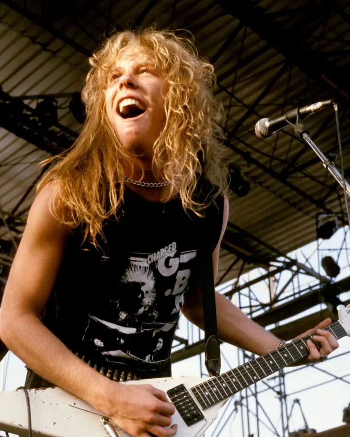 James Hetfield em Inglaterra, 1984