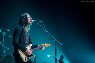 Em palco com Roger Waters em Lisboa, a 19 de maio