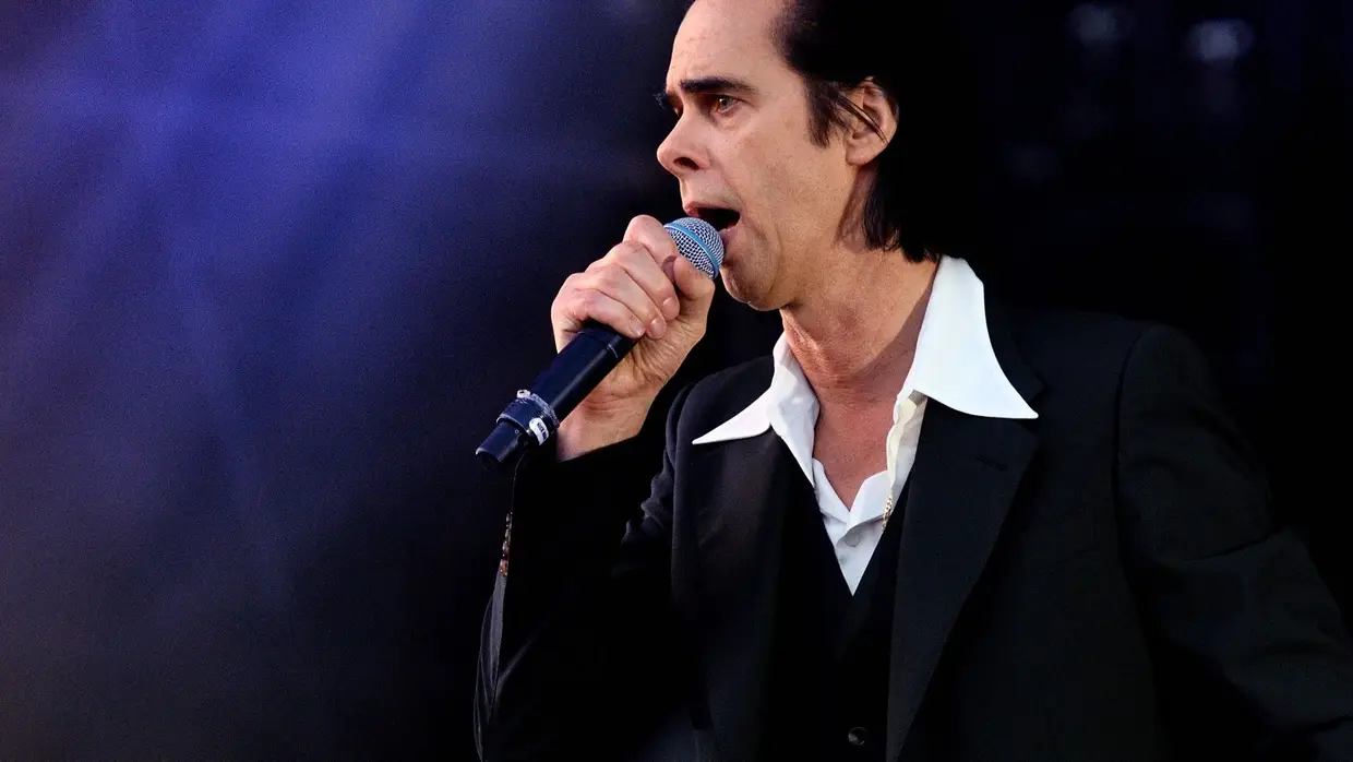 Nick Cave ao vivo no festival All Points East, em Londres, 3 de junho de 2018