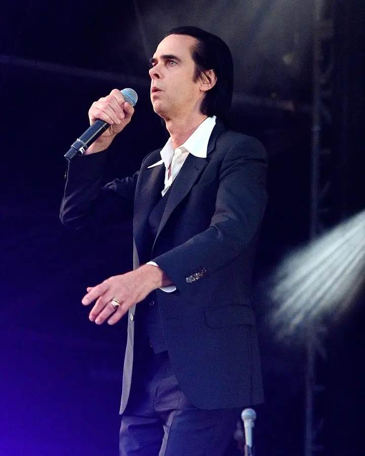 Nick Cave ao vivo no festival All Points East, em Londres, 3 de junho de 2018