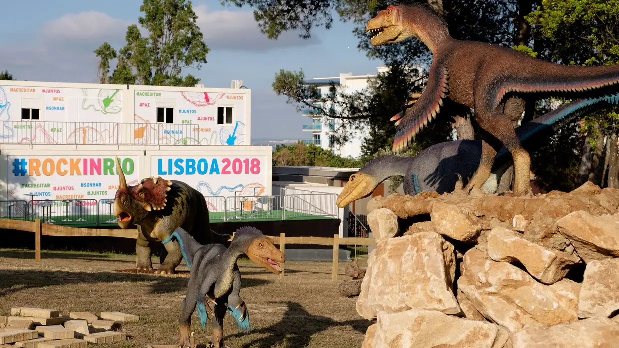O espaço é uma parceria com o Dino Parque da Lourinhã