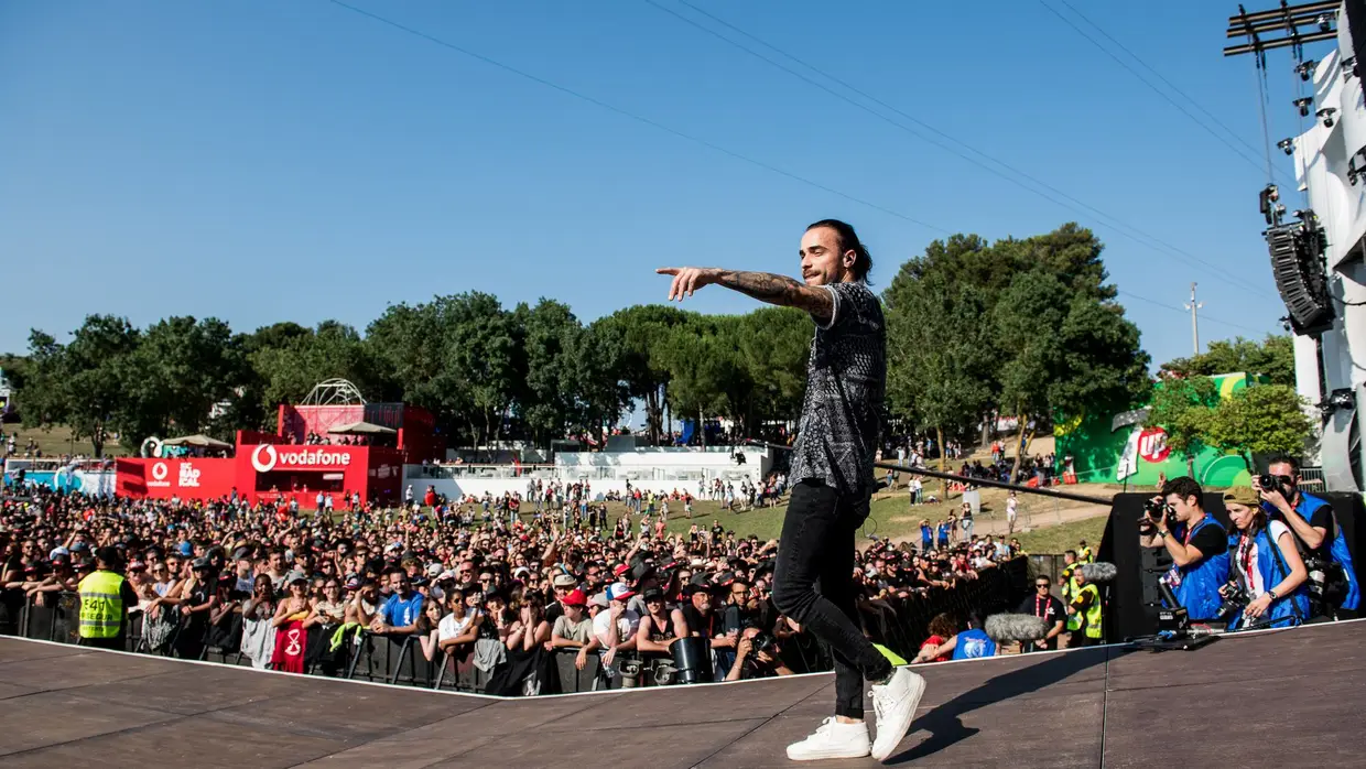 Diogo Piçarra no Rock in Rio Lisboa'18