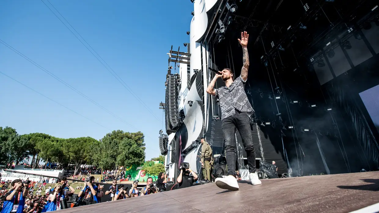 Diogo Piçarra no Rock in Rio Lisboa'18