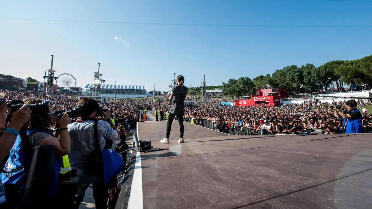 Diogo Piçarra no Rock in Rio Lisboa'18
