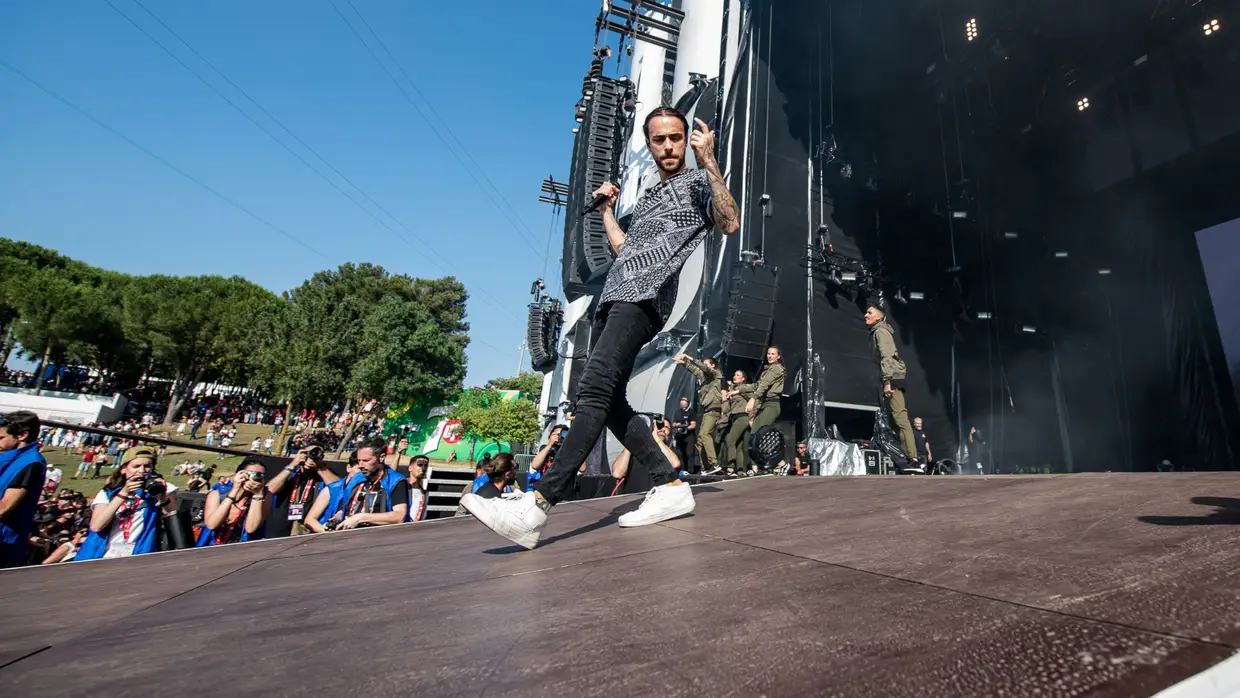 Diogo Piçarra no Rock in Rio Lisboa'18