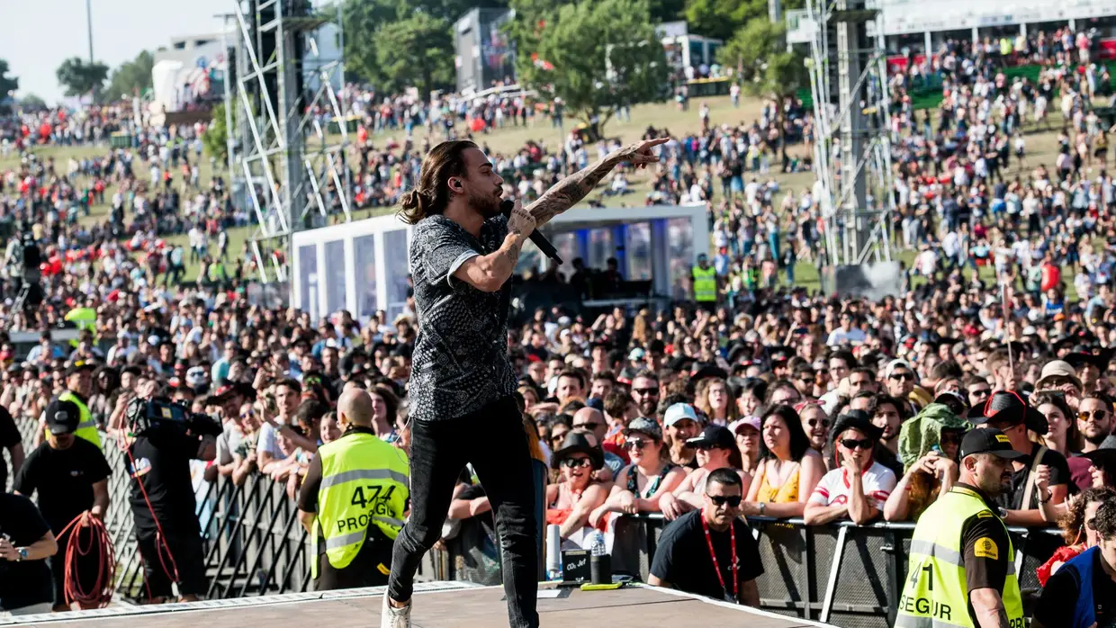 Diogo Piçarra no Rock in Rio Lisboa'18