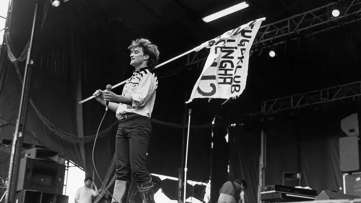 Em palco em julho de 1982