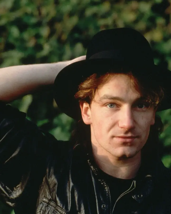 Retrato de Bono em 1983