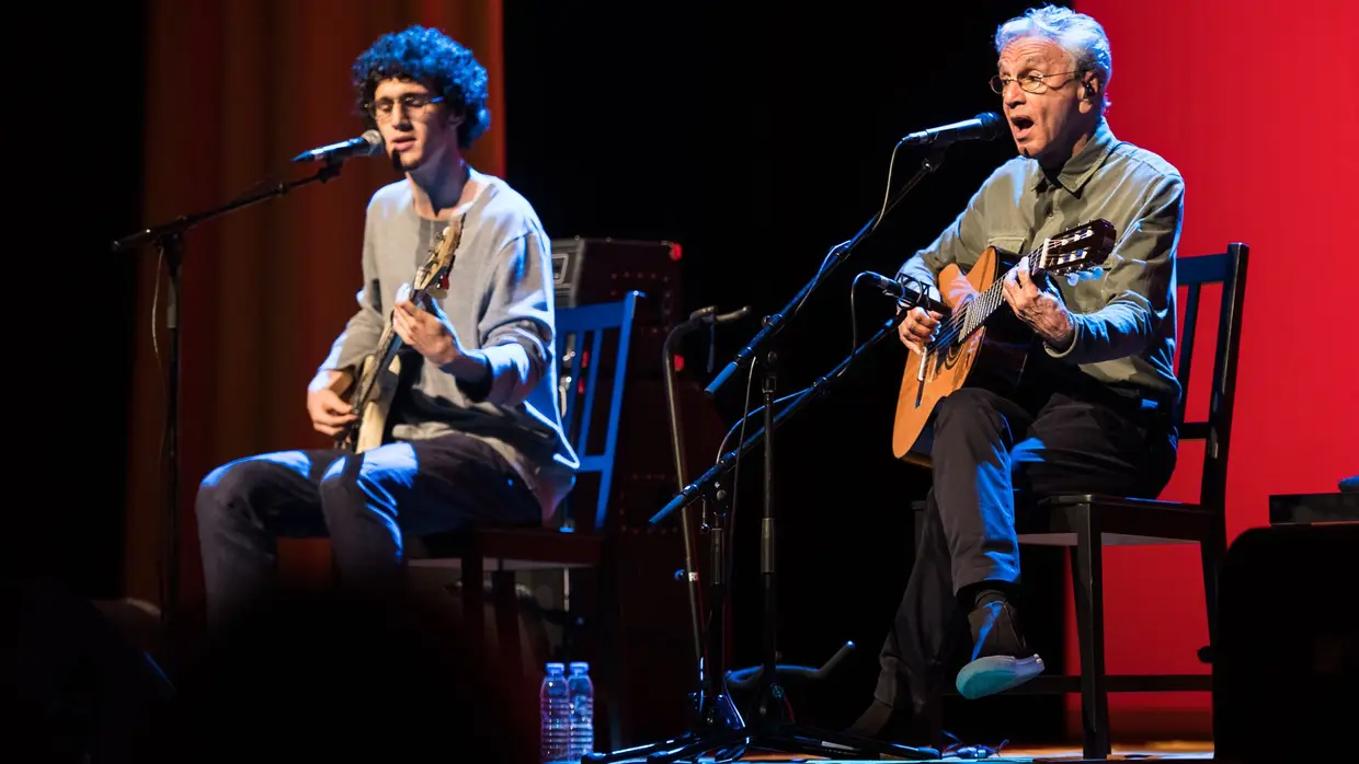 Caetano Moreno Zeca e Tom Veloso no Coliseu dos Recreios, Lisboa