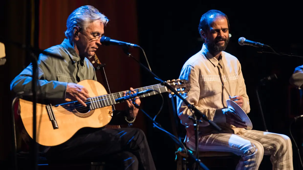Caetano Moreno Zeca e Tom Veloso no Coliseu dos Recreios, Lisboa
