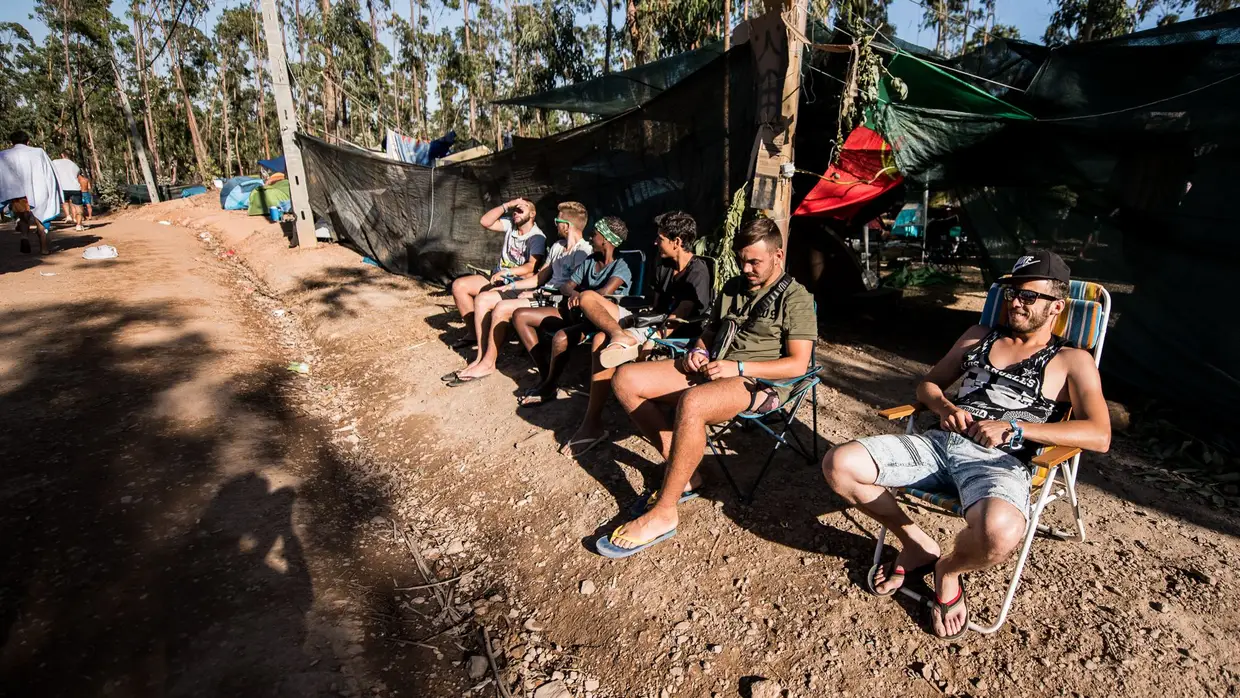 No campismo do MEO Sudoeste'18