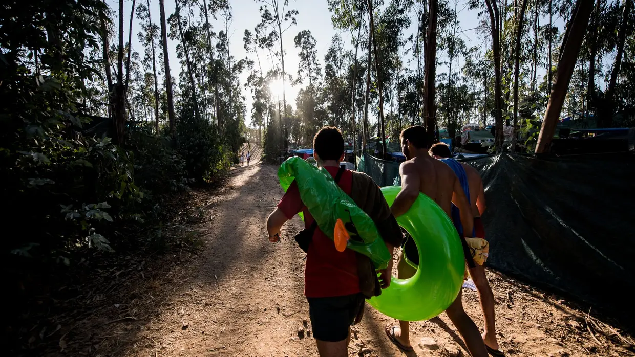 No campismo do MEO Sudoeste'18